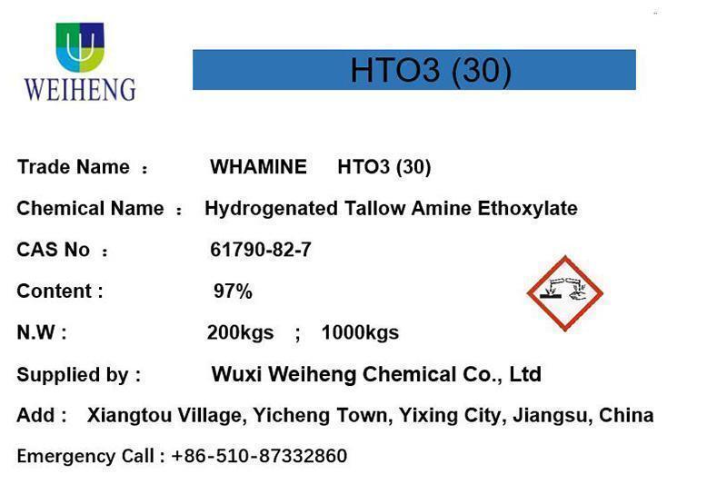 Hidrojene içyağı amin Ethoxylate eter (3EO-30EO)