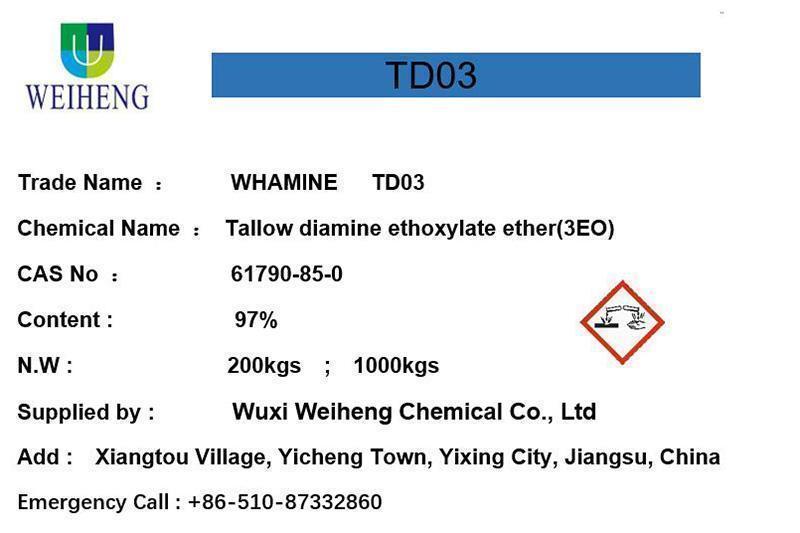 Içyağı Diamine Ethoxylate eter (3EO)